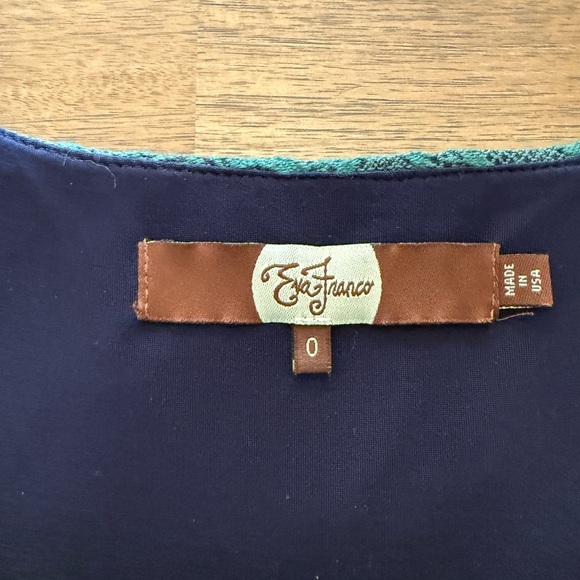 Anthropology Chic Eva Franco Forest Green Textured Mini Dress - Picture 5 of 12